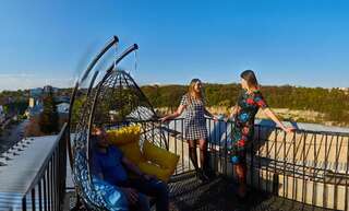Апарт-отели Panorama Apart-Hotel Каменец-Подольский Апартаменты с террасой-14